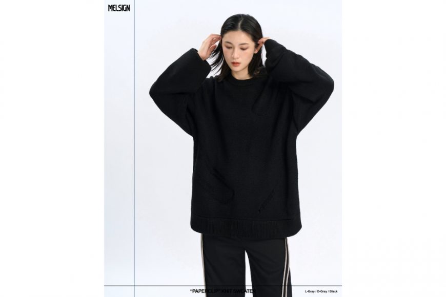 MELSIGN 24 AW Paperclip Knit Sweater (3)