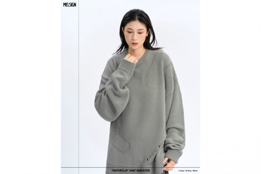 MELSIGN 24 AW Paperclip Knit Sweater (7)