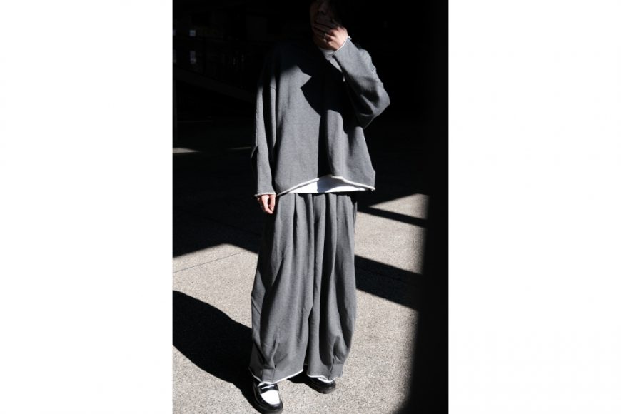 NURARI 24 AW 24- Em. Jinsei baggy wide pants (2)