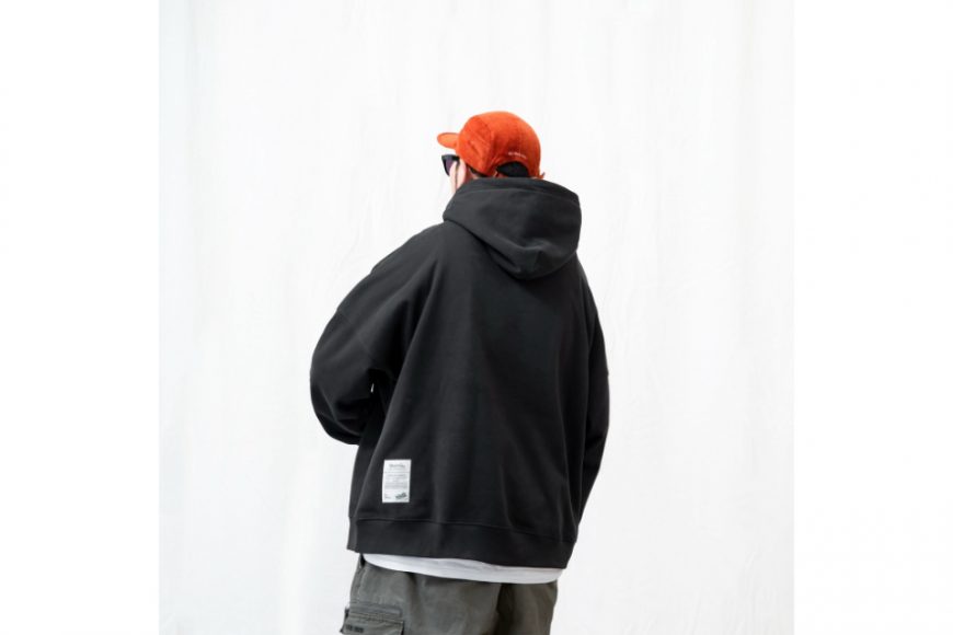 PERSEVERE x NMR 24 AW Brand Logo Classic Washed Hoodie (4)