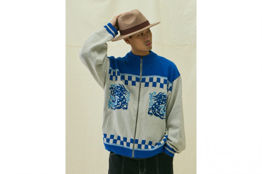 SMG 24 FW Dragon Graphic Knitted Jacket (4)