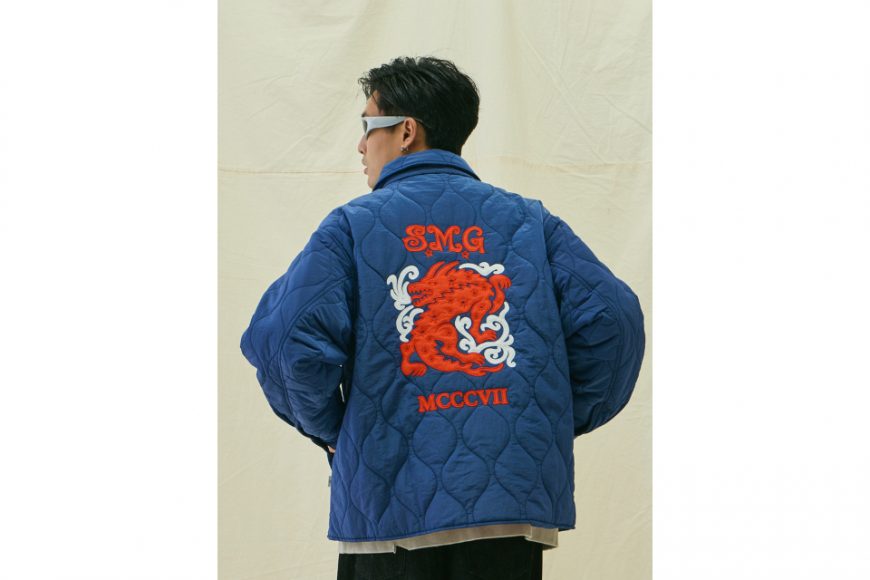 SMG 24 FW Dragon Graphic Padded Jacket (4)