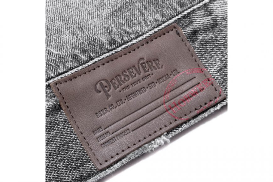 PERSEVERE 24 AW Destroyed Effect Selvedge Denim Jacket (20)