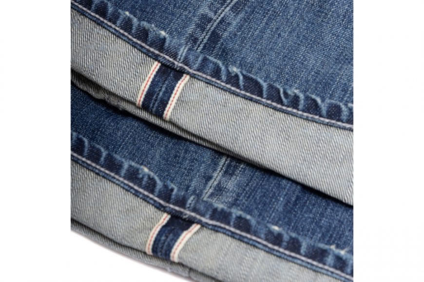 PERSEVERE 24 AW Destroyed Effect Selvedge Denim Jeans (32)