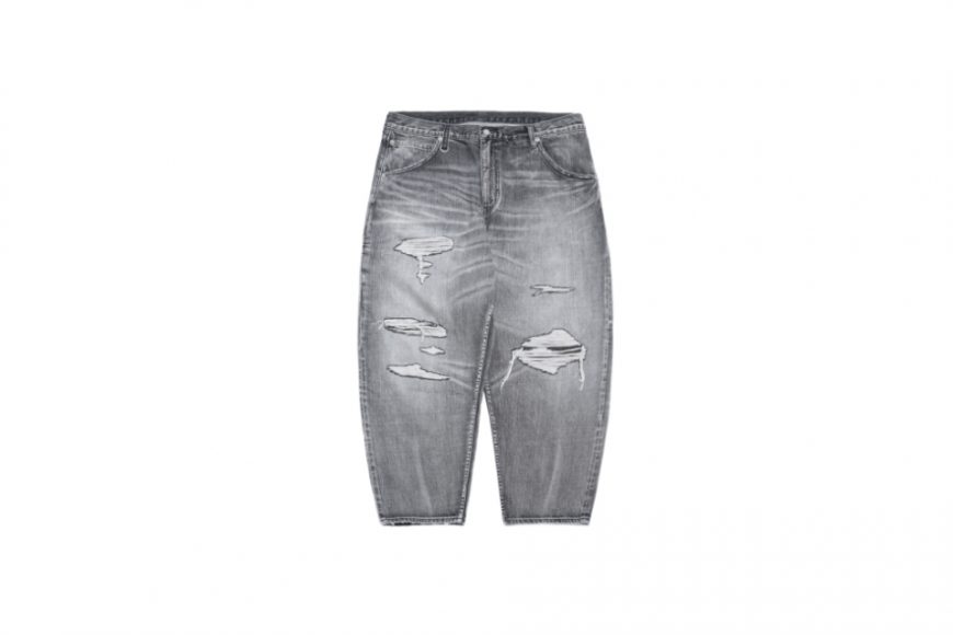 PERSEVERE 24 AW Destroyed Effect Selvedge Denim Jeans (8)