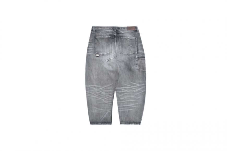 PERSEVERE 24 AW Destroyed Effect Selvedge Denim Jeans (9)