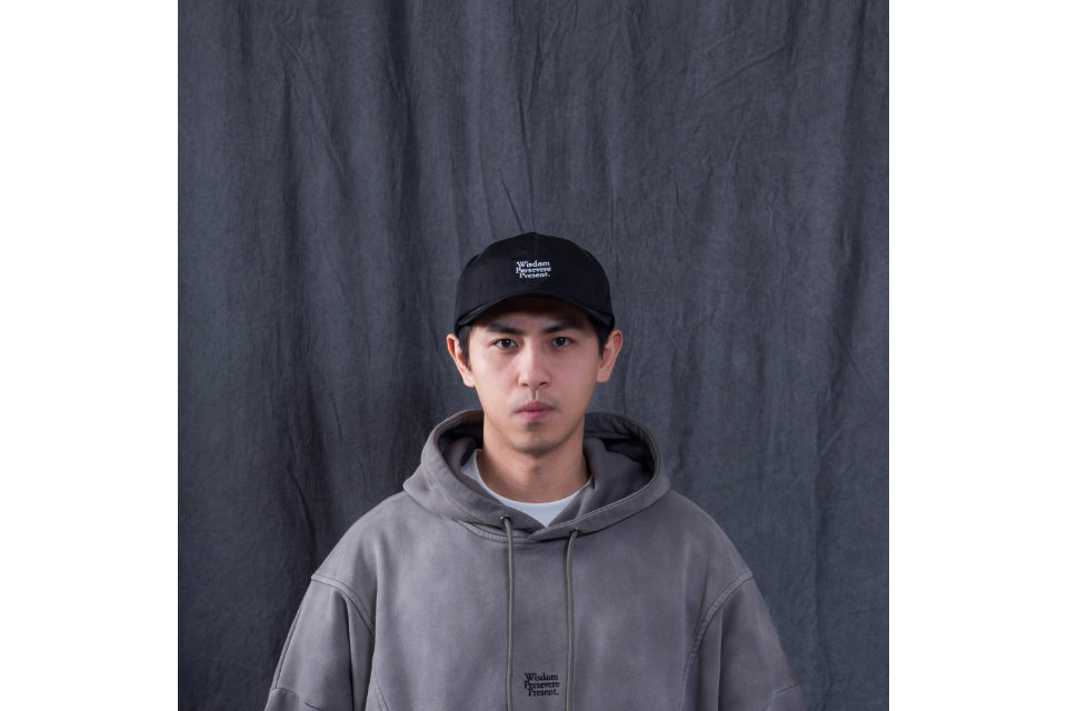 WISDOM® x PERSEVERE 24 AW Loomed Echoes Washed Blocking Cap (1)