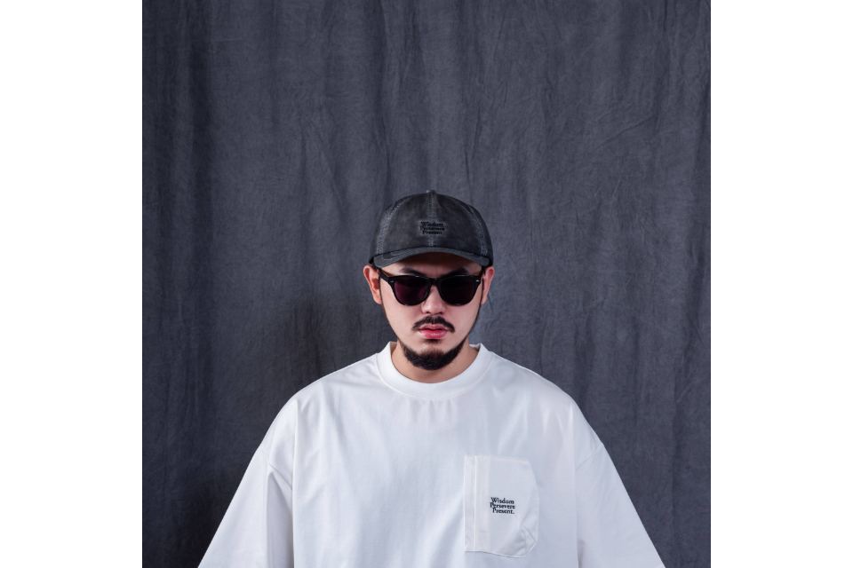 WISDOM® x PERSEVERE 24 AW Loomed Echoes Washed Blocking Cap (3)