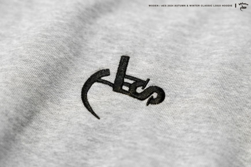 WODEN x AES 24 AW Classic Logo Hoodie (9)