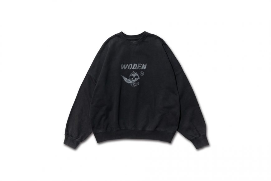 WODEN x AES 24 AW Washed Skeleton Sweatshirt (0)