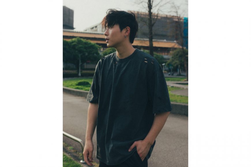 SMG 25 SS Destroyed Tee Set(藍&黑) (3)