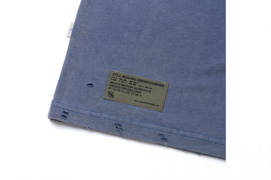 SMG 25 SS Destroyed Tee Set(藍&黑) (8)