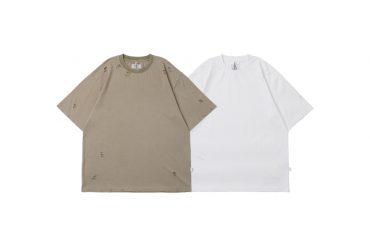 SMG 25 SS Destroyed Tee Set(軍綠&白) (0)