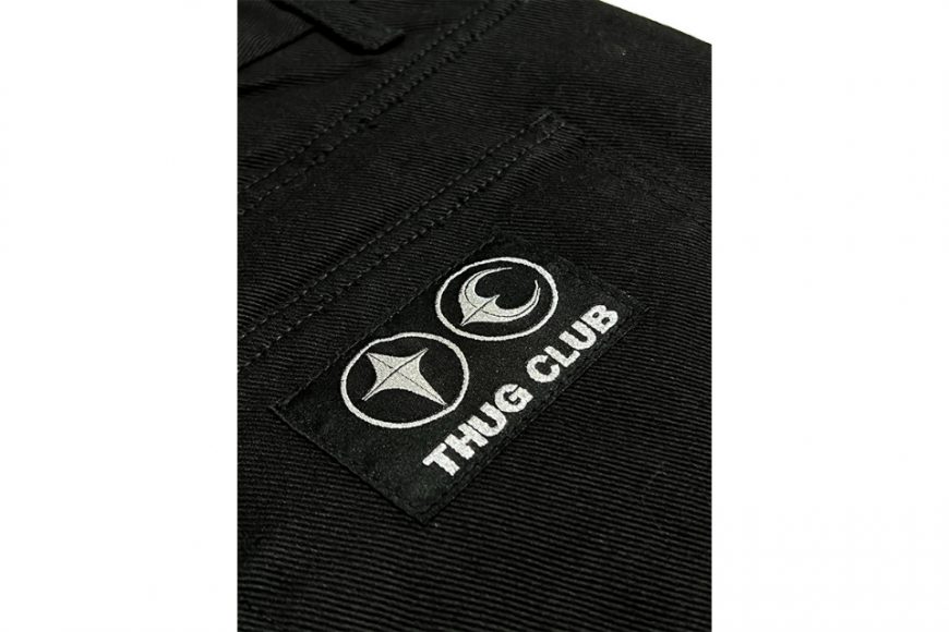 THUG CLUB 25 SS TC Leather Washing Denim Pants (7)