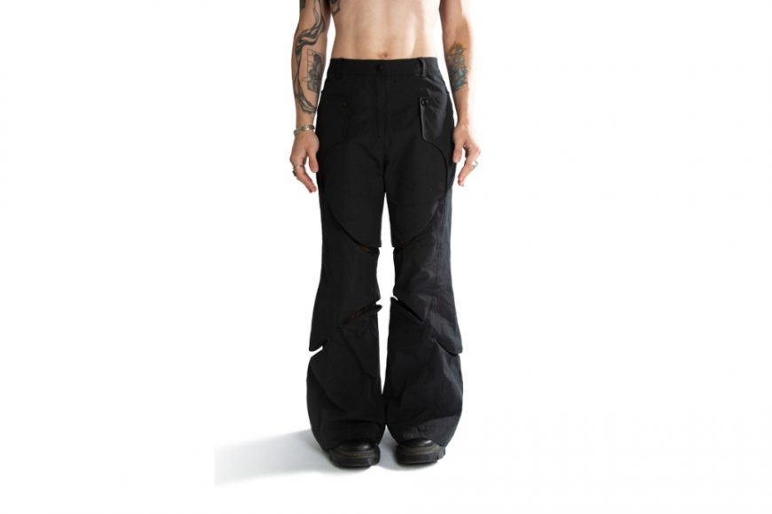 R Cross Zipper Pants (1)
