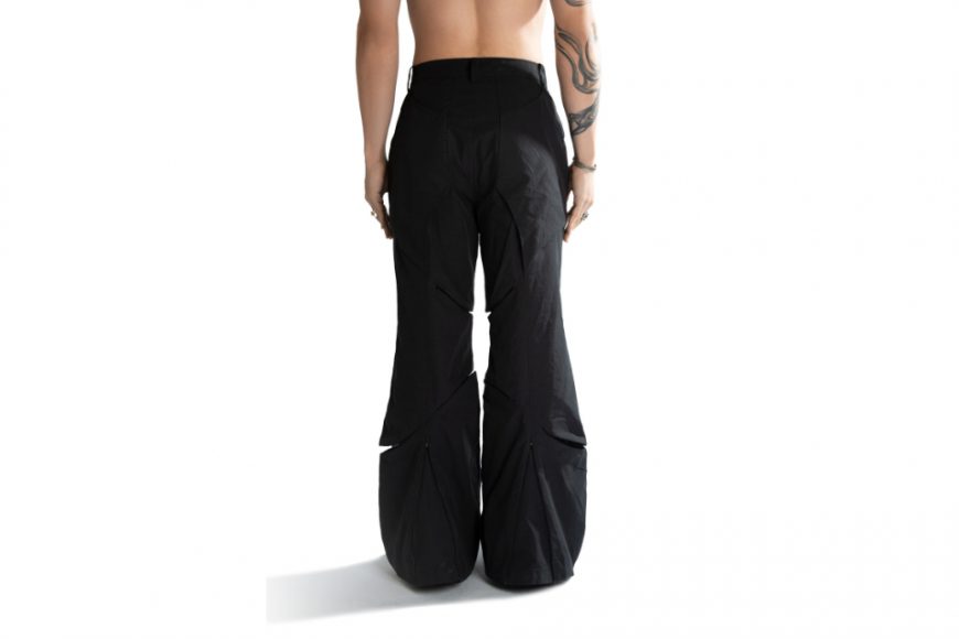 R Cross Zipper Pants (2)