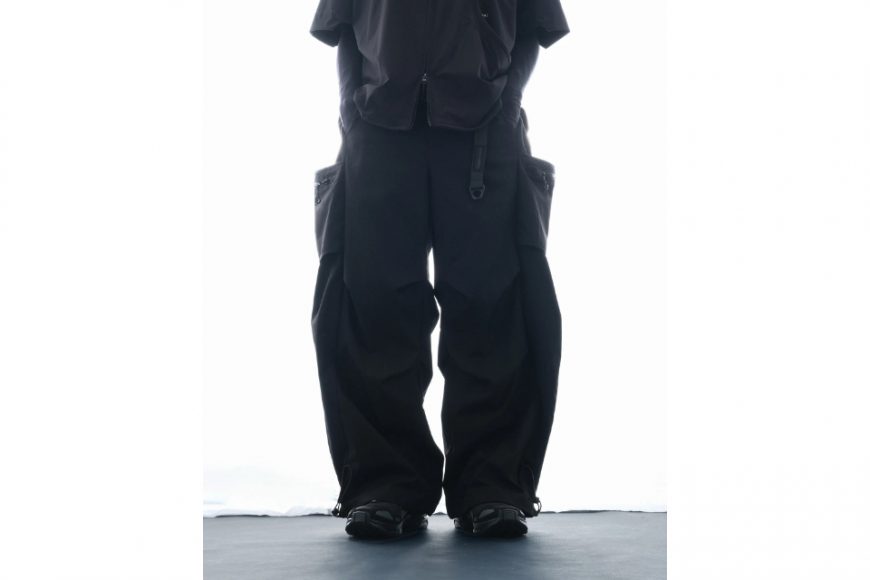 Hollow Pocket Baggy Pants (13)