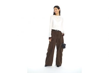 疊褶口袋工裝褲 (1)