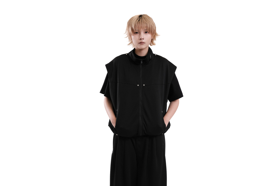 25+ Em. NN02SP. Tetoron wide vest (3)