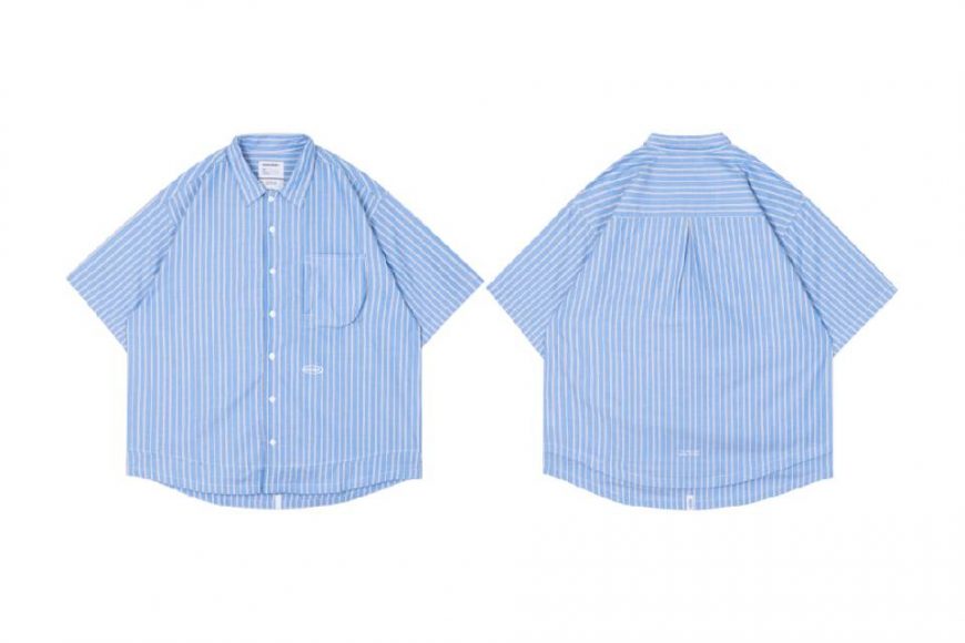 3D Patch Pocket Stripe Shirt (0)