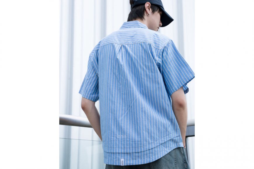 3D Patch Pocket Stripe Shirt (11)