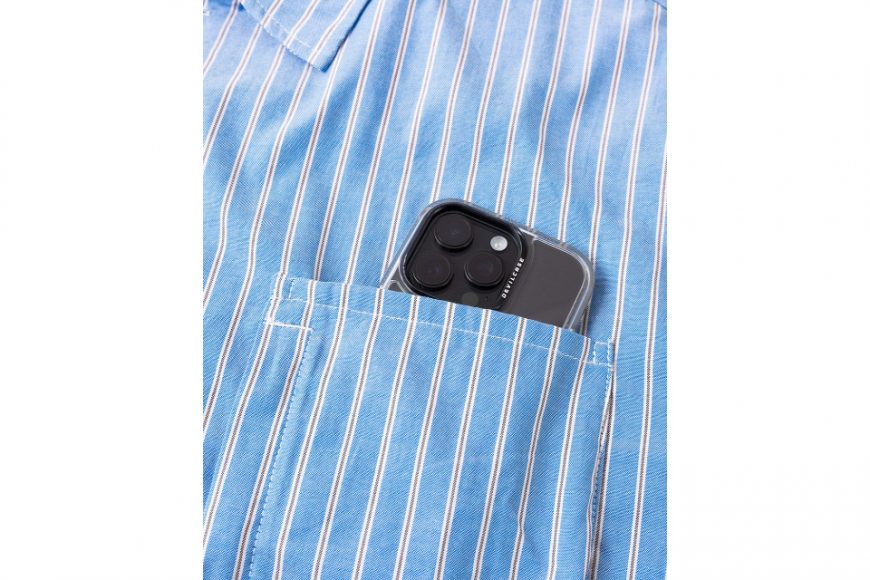 3D Patch Pocket Stripe Shirt (4)