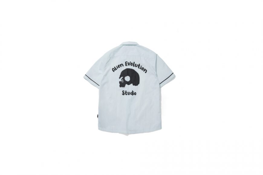 SKULL LOGO NYLON HAWAIIAN SHIRT (1)