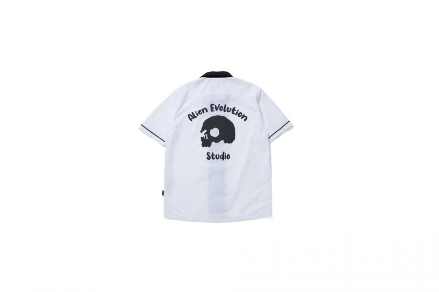 SKULL LOGO NYLON HAWAIIAN SHIRT (2)