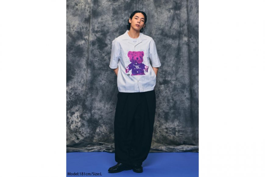 SMUDGE Bear Print Shirt (1)