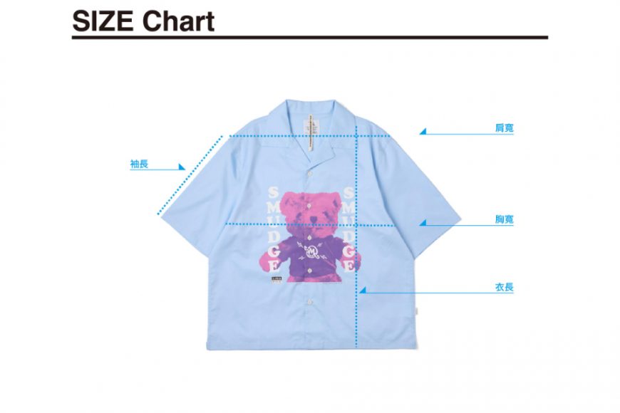 SMUDGE Bear Print Shirt (17)