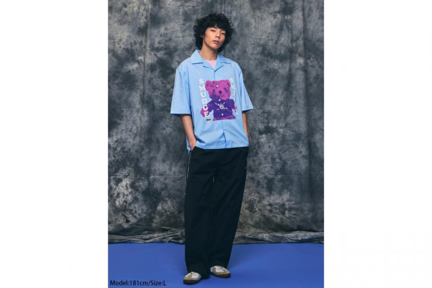 SMUDGE Bear Print Shirt (4)