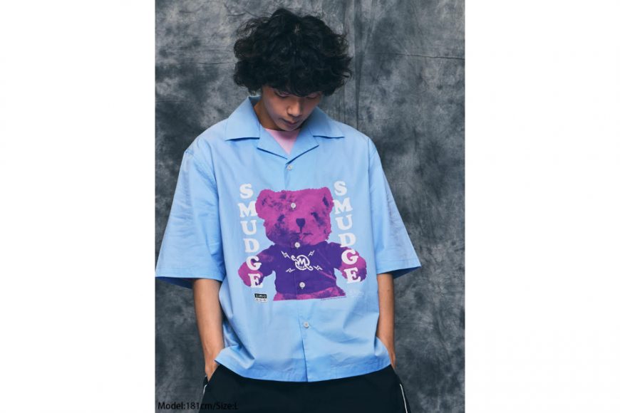 SMUDGE Bear Print Shirt (7)