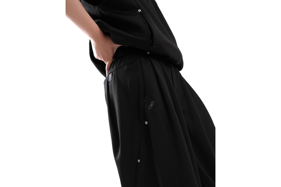 Tetoron baggy track pants (7)