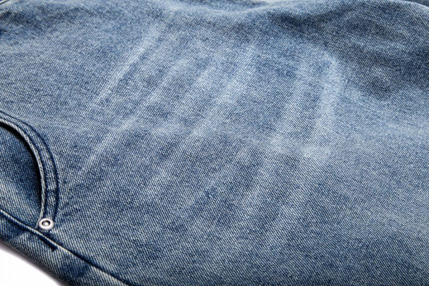 Washed denim scimitar pants (16)