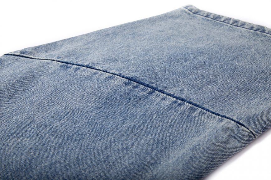 Washed denim scimitar pants (18)