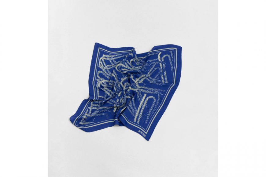 Clip Pattern Silk Bandana (1)