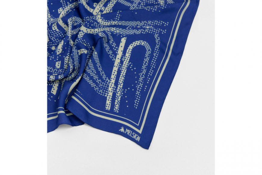 Clip Pattern Silk Bandana (6)