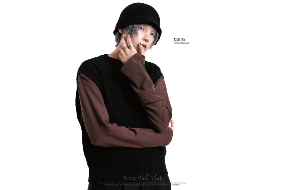 Knit bell hat (4)