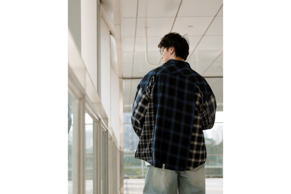 Patchwork PLaid LS Shirt (10)