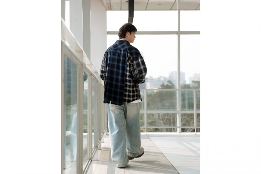 Patchwork PLaid LS Shirt (11)