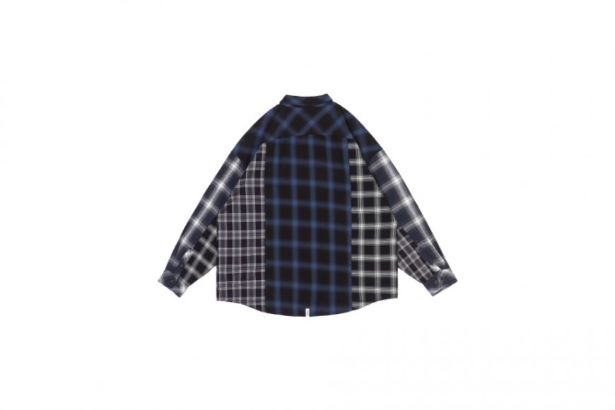 Patchwork PLaid LS Shirt (2)