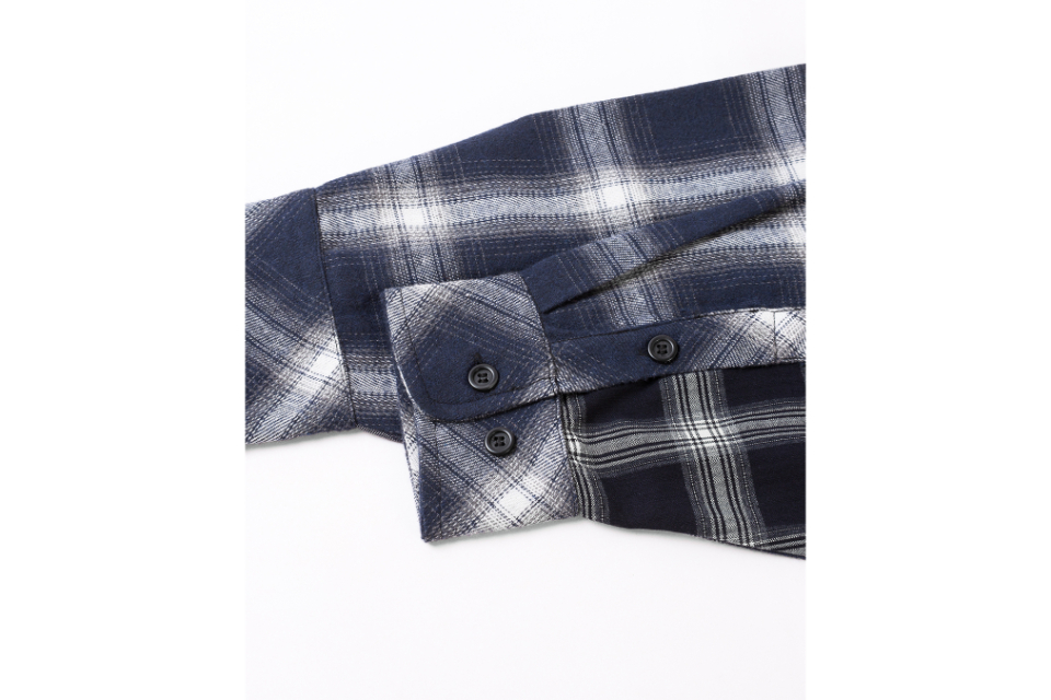 Patchwork PLaid LS Shirt (5)