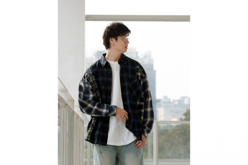 Patchwork PLaid LS Shirt (9)