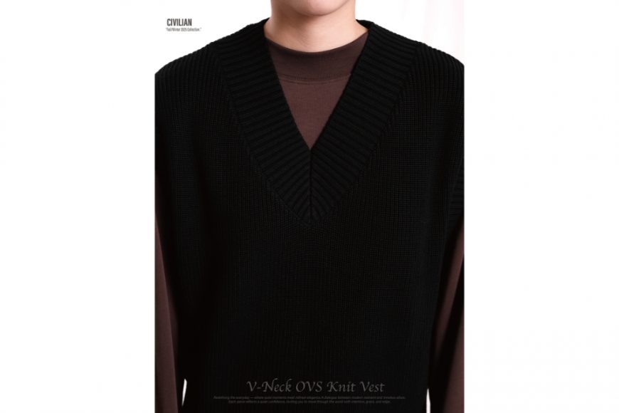 V-neck OVS knit vest (6)