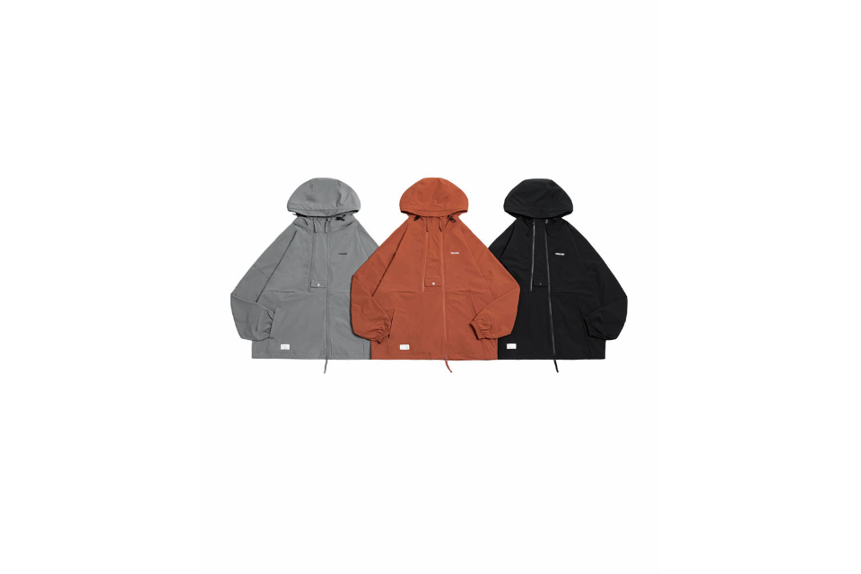 Water-Repellent Pullover Shell Jacket (1)
