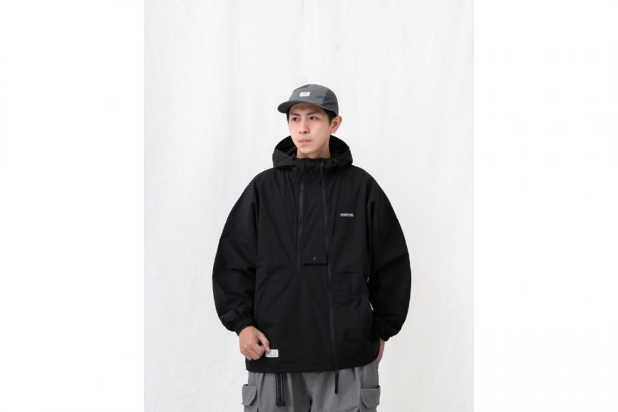 Water-Repellent Pullover Shell Jacket (2)