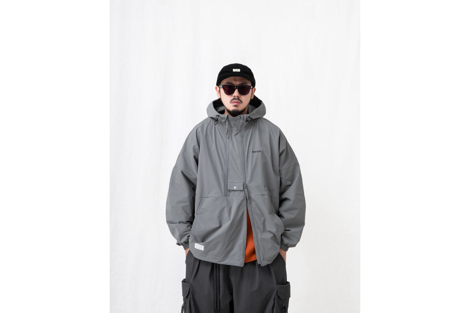 Water-Repellent Pullover Shell Jacket (9)