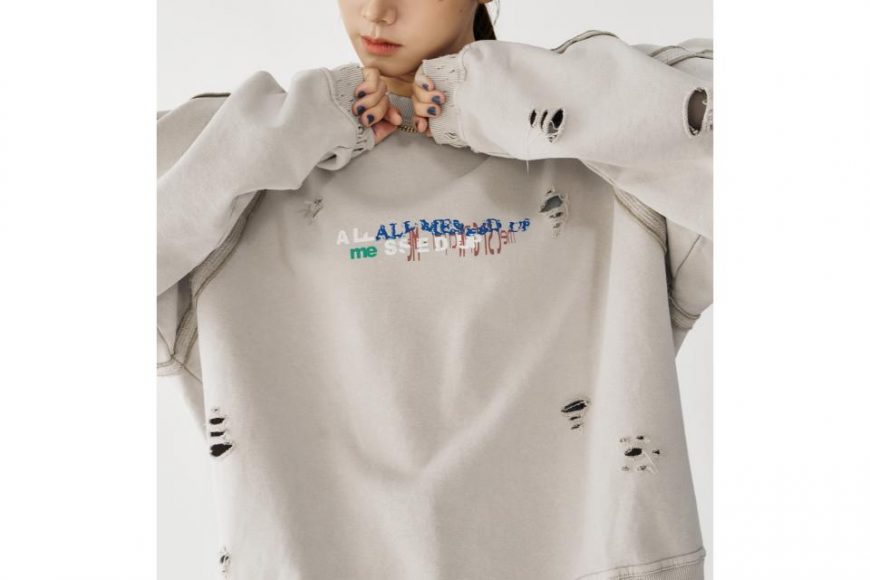 Break Time Destroyed Crewneck (13)