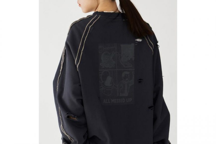 Break Time Destroyed Crewneck (17)