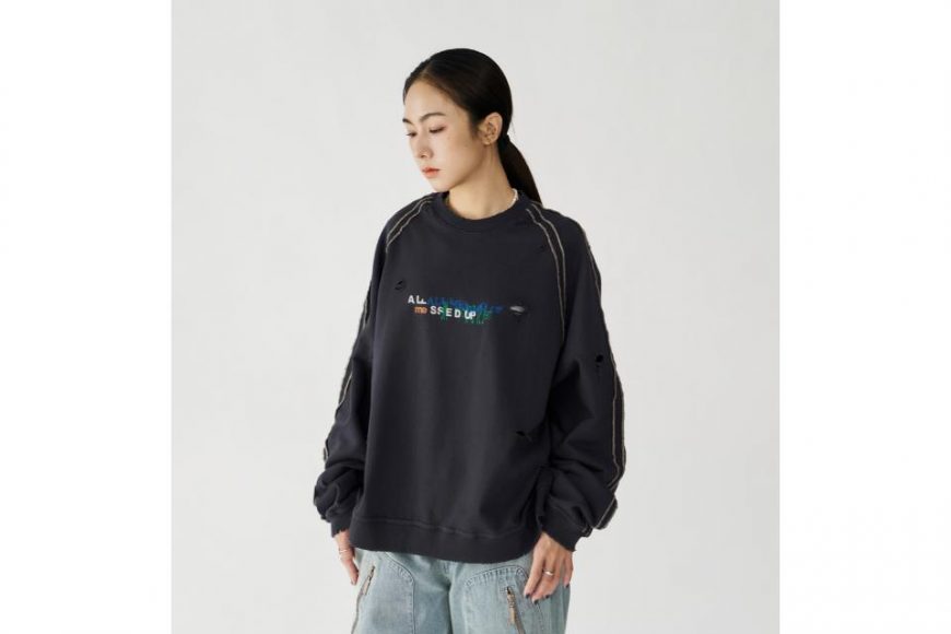 Break Time Destroyed Crewneck (18)